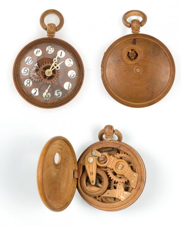 wooden watch